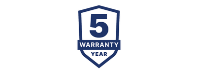 5-Year Hardware Warranty