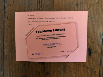 Hooray for the Teardown Library!